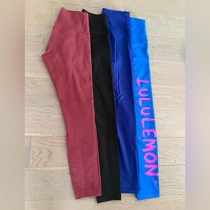 Lululemon - Wunder Train - size 4 leggings bundle